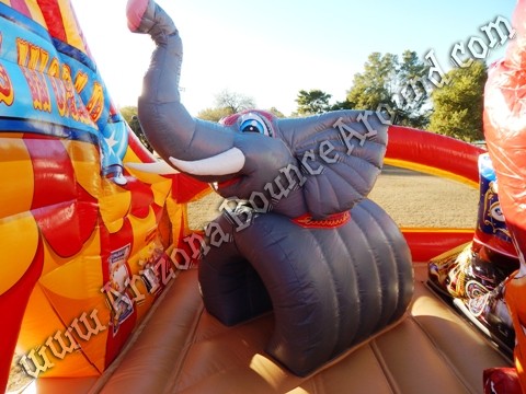 Circus themed bounce house rentals in Phoenix Arizona